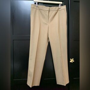Karl Lagerfeld Tan Trousers size 14 classic fit quiet luxury neutral